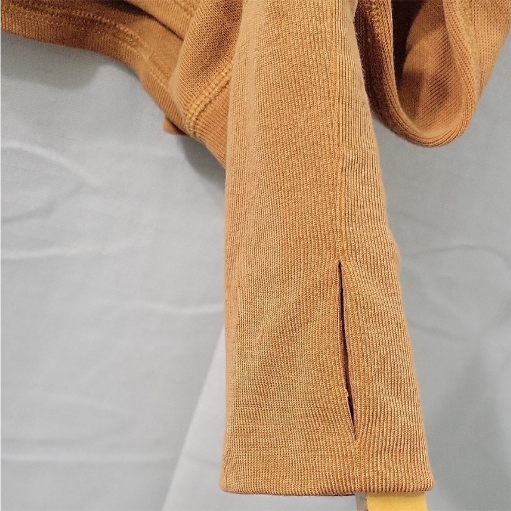 Free People Women’s Tan Long Sleeve Sweatshirt Size XS - Picture 7 of 9